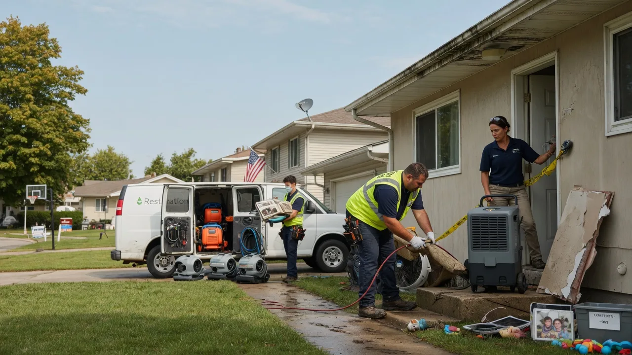 Water Damage Restoration in Grovertown, IN near me